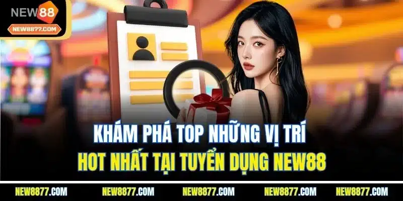Tuyển Dụng New88 | Cơ Hội Việc Làm Hấp Dẫn, Đãi Ngộ Vượt Trội 2 Khám phá top những vị trí hot nhất tại tuyển dụng New88