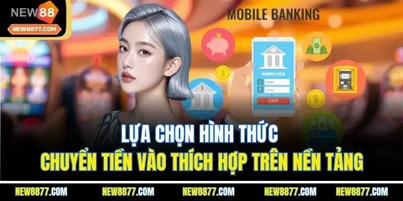 Nạp Tiền New88 | Mọi Lúc, Mọi Nơi | Thuận Lợi Và An Toàn 5 Lựa chọn hình thức chuyển tiền vào thích hợp trên nền tảng