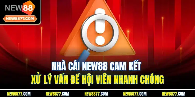 New88 – Nhà cái uy tín, cá cược thể thao & casino hàng đầu 29 Nhà cái NEW88 cam kết xử lý vấn đề hội viên nhanh chóng
